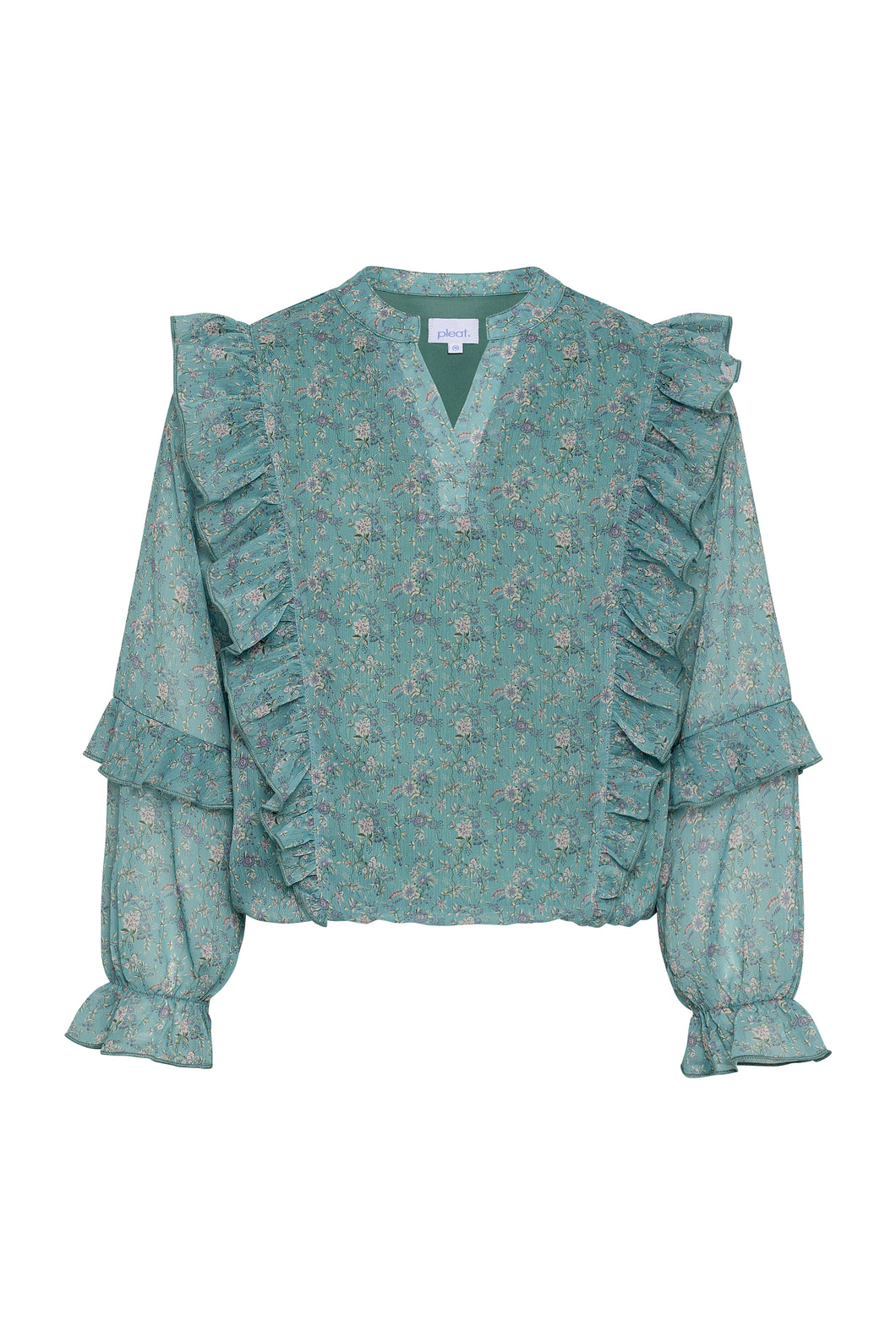 Katie Top - Whimsy Teal