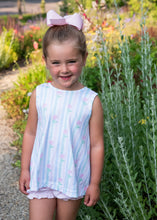 Load image into Gallery viewer, Lottie Knit Bloomer Set - Floral Pastel Stripe
