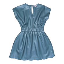 Load image into Gallery viewer, McKenna Dress - Slate Blue Leather
