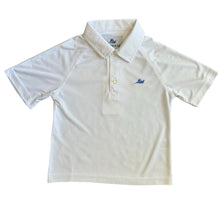 Load image into Gallery viewer, Boy&#39;s Performance Polo - White
