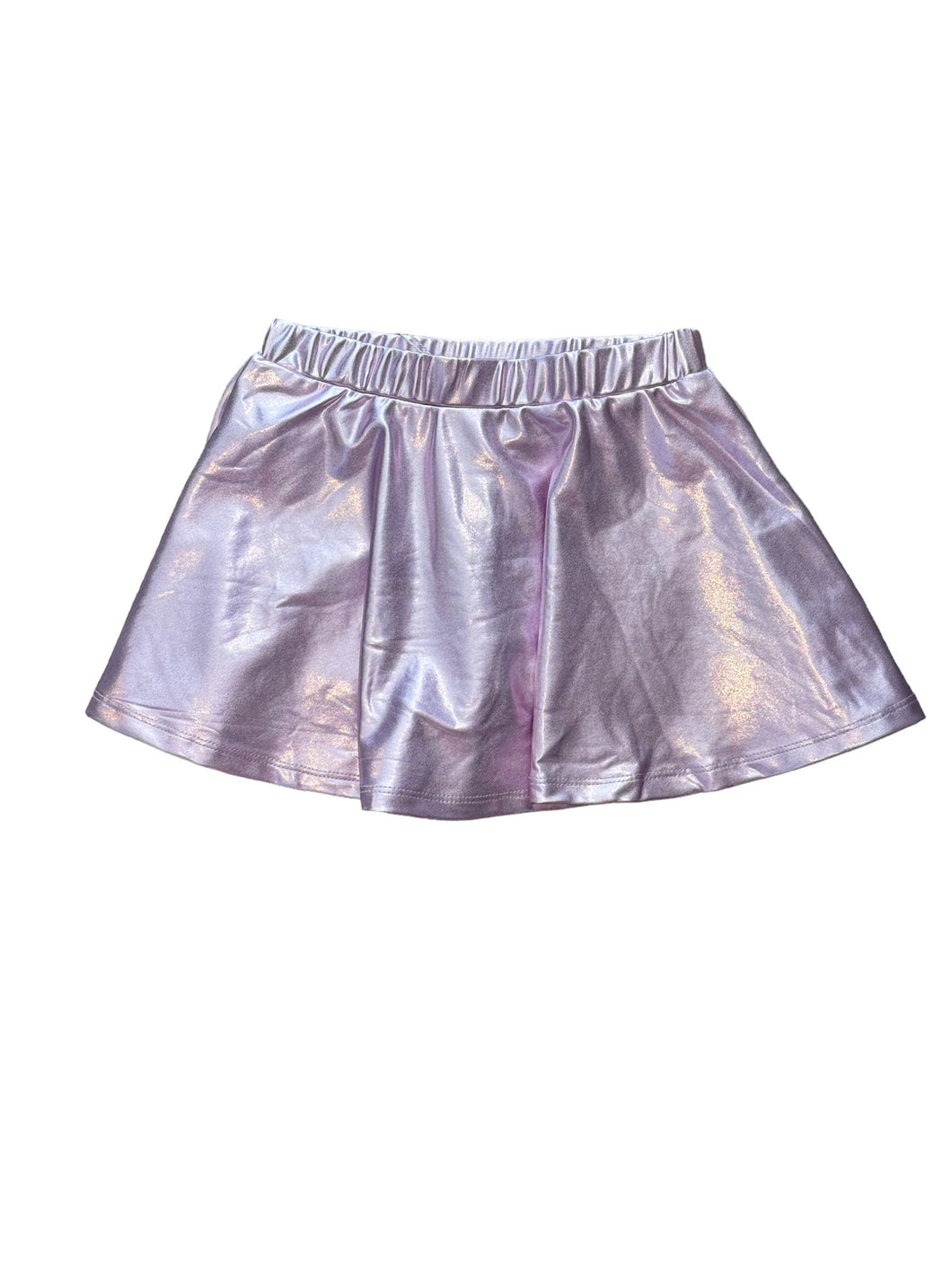 Zoe Metallic Lavender Skirt