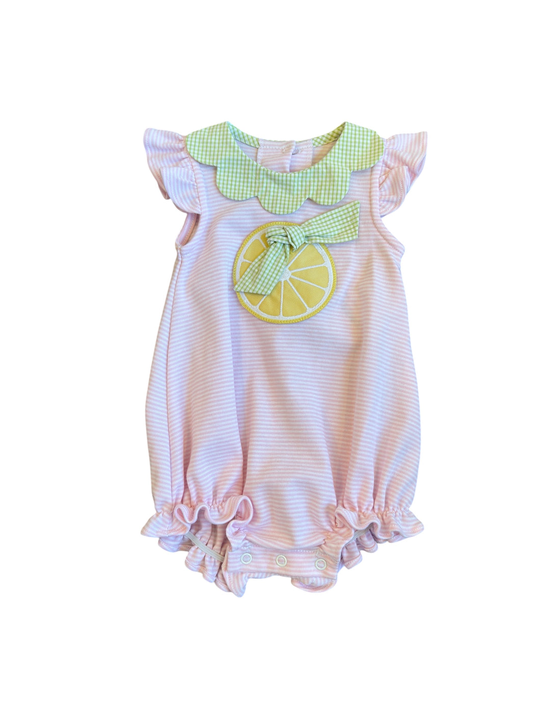 Lemon Alice Bubble - Pink Bitty Stripe Knit