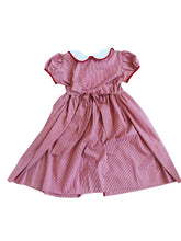 Load image into Gallery viewer, Bulldog Embroidered Button Down Dress
