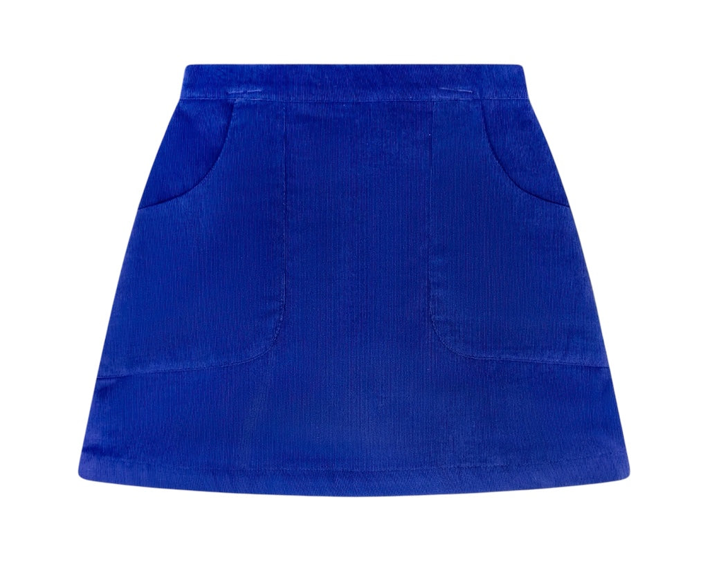 Nona Skirt - Navy Corduroy