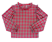 Load image into Gallery viewer, Evelyn Blouse - Hawthorn Plaid
