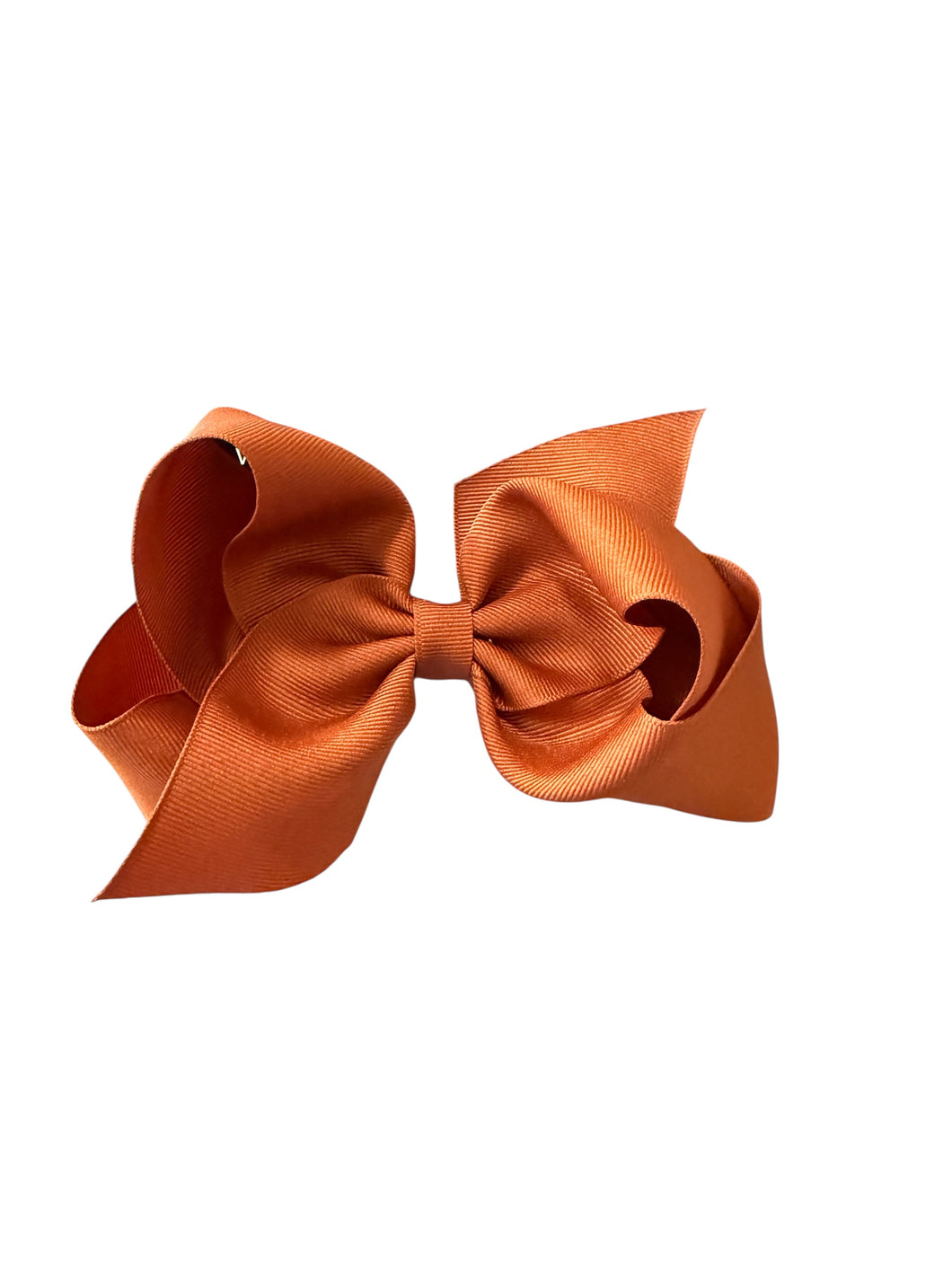 Grosgrain hairbow - Rust