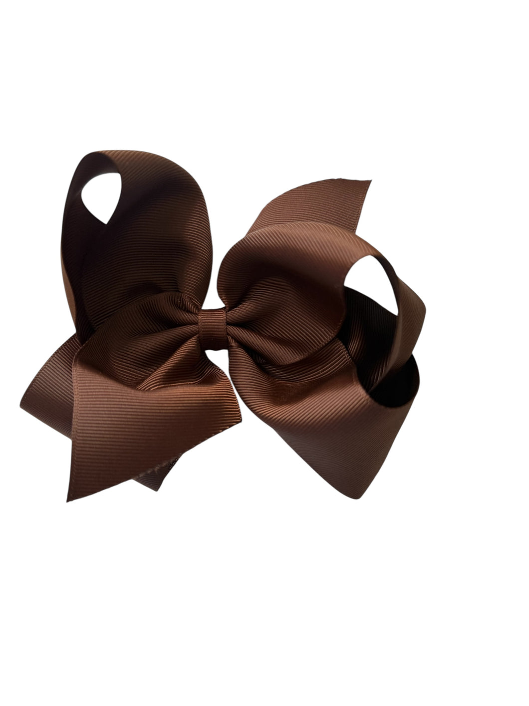 Grosgrain Basic Hairbow - Brown