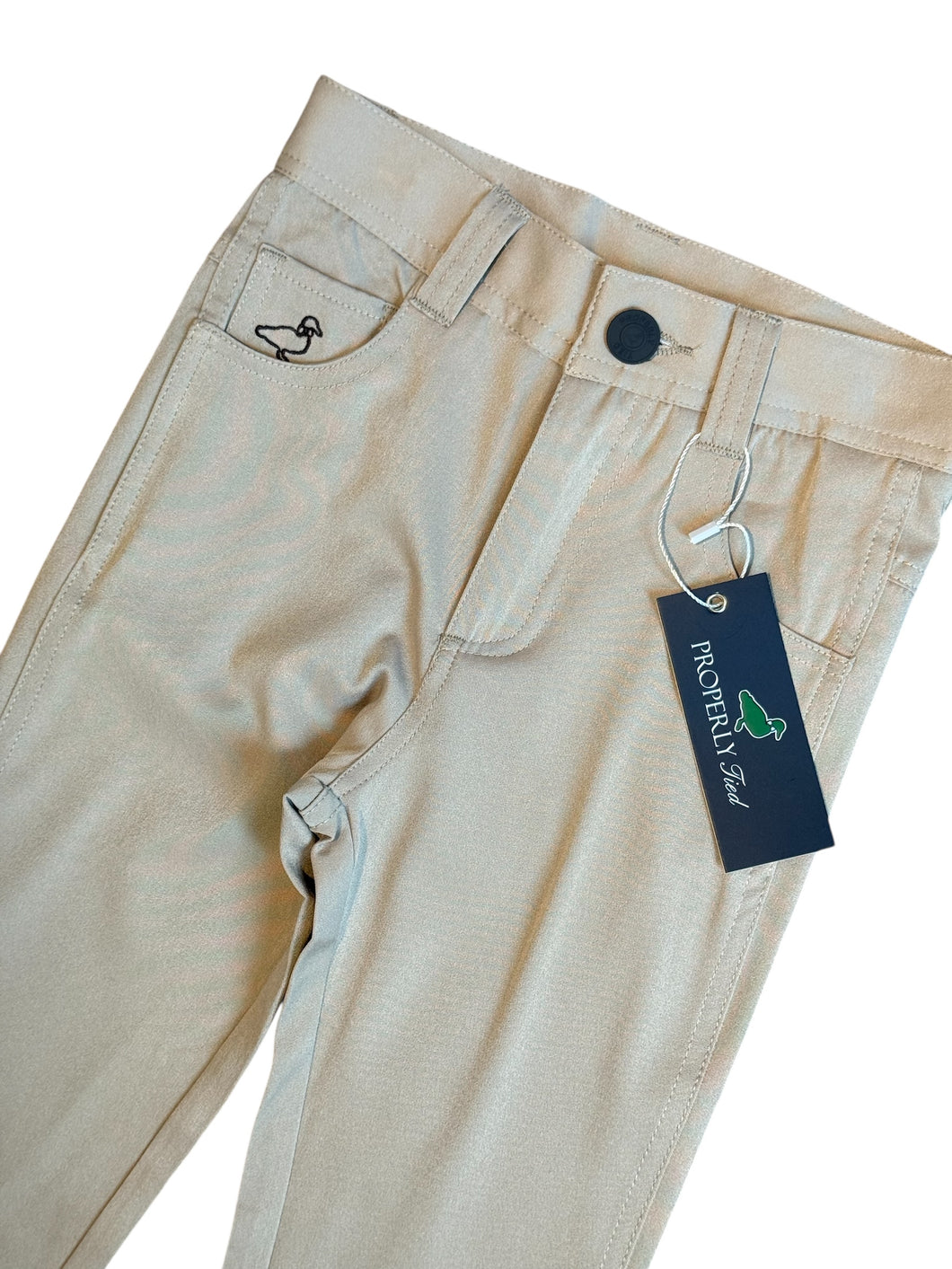 Boys Fairway Performance Pant - Khaki