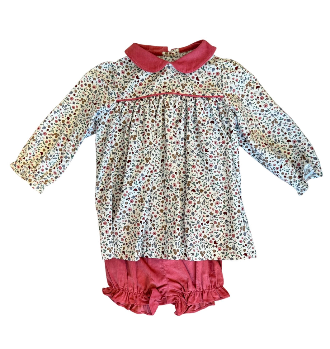 Isabella Floral Bloomer Set