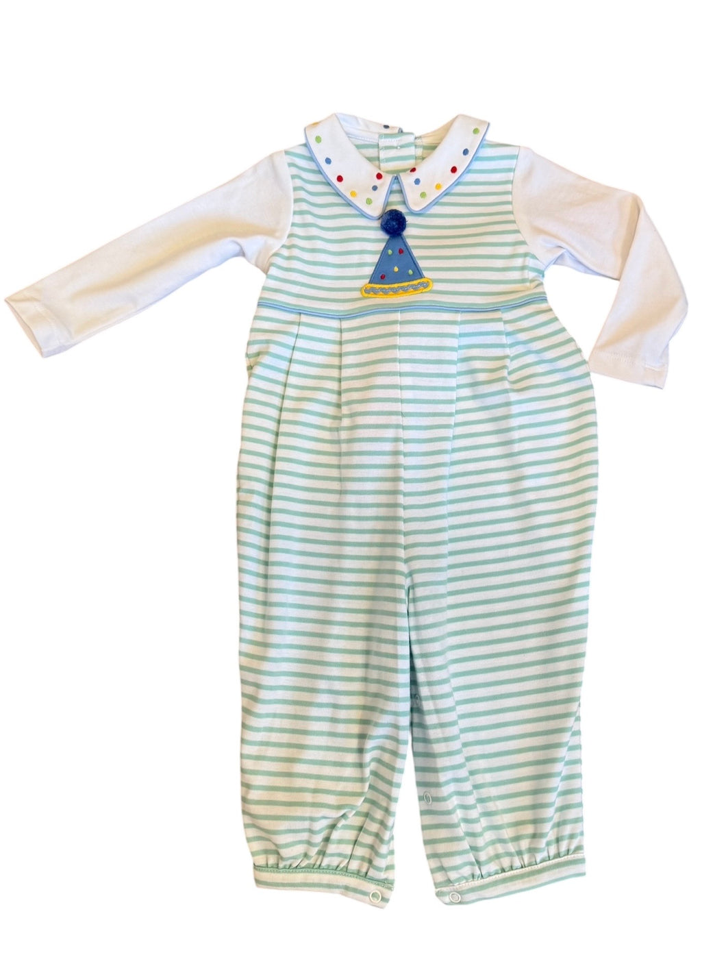 Boy's Birthday Hat Romper