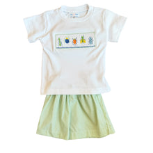 Load image into Gallery viewer, Tom Smocked Short Set
