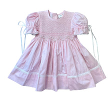 Load image into Gallery viewer, Nicole Pink Smocked Bodice Dress

