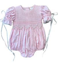 Load image into Gallery viewer, Nikki Pink Smocked Bodice Bubble
