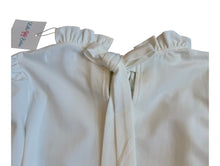 Load image into Gallery viewer, White Longsleeve Ruffle Knit top
