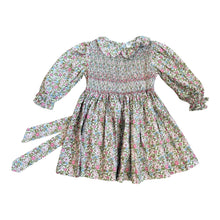 Load image into Gallery viewer, Gianna Vintage Longsleeve smocked dress
