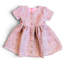 Load image into Gallery viewer, Claire  -  Tweed Dress with buttons
