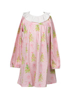 Load image into Gallery viewer, Pink Tinsel Long Sleeve Dress
