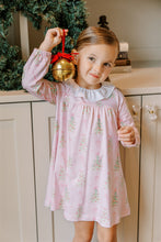 Load image into Gallery viewer, Pink Tinsel Long Sleeve Dress
