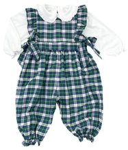 Load image into Gallery viewer, Ruthie Long Bubble - Kelly Green Plaid
