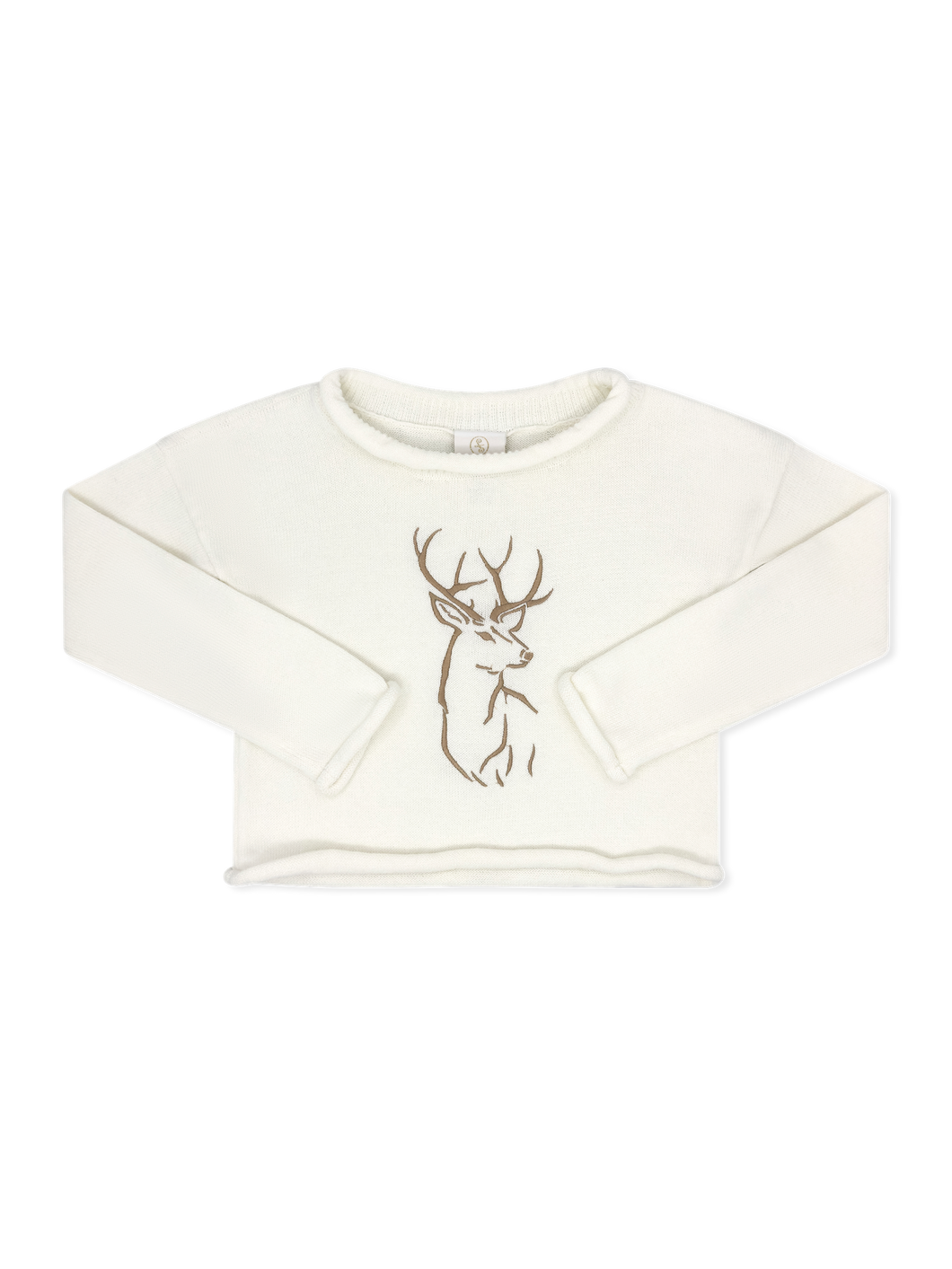 Ryan Roll Neck Sweater - Kingsport Khaki Deer