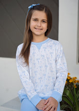 Load image into Gallery viewer, Sidney Sweatshirt - Blue Bows Knit
