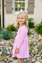 Load image into Gallery viewer, Pink Sidney Sweatshirt Dress - Basic Bows
