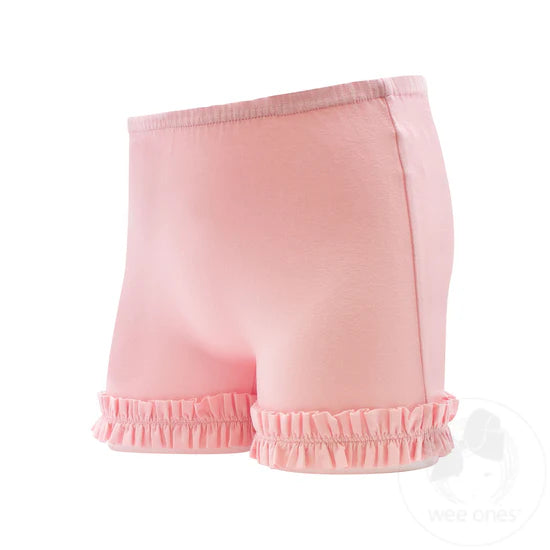 Wundershorts Ruffle Shorts - Light Pink