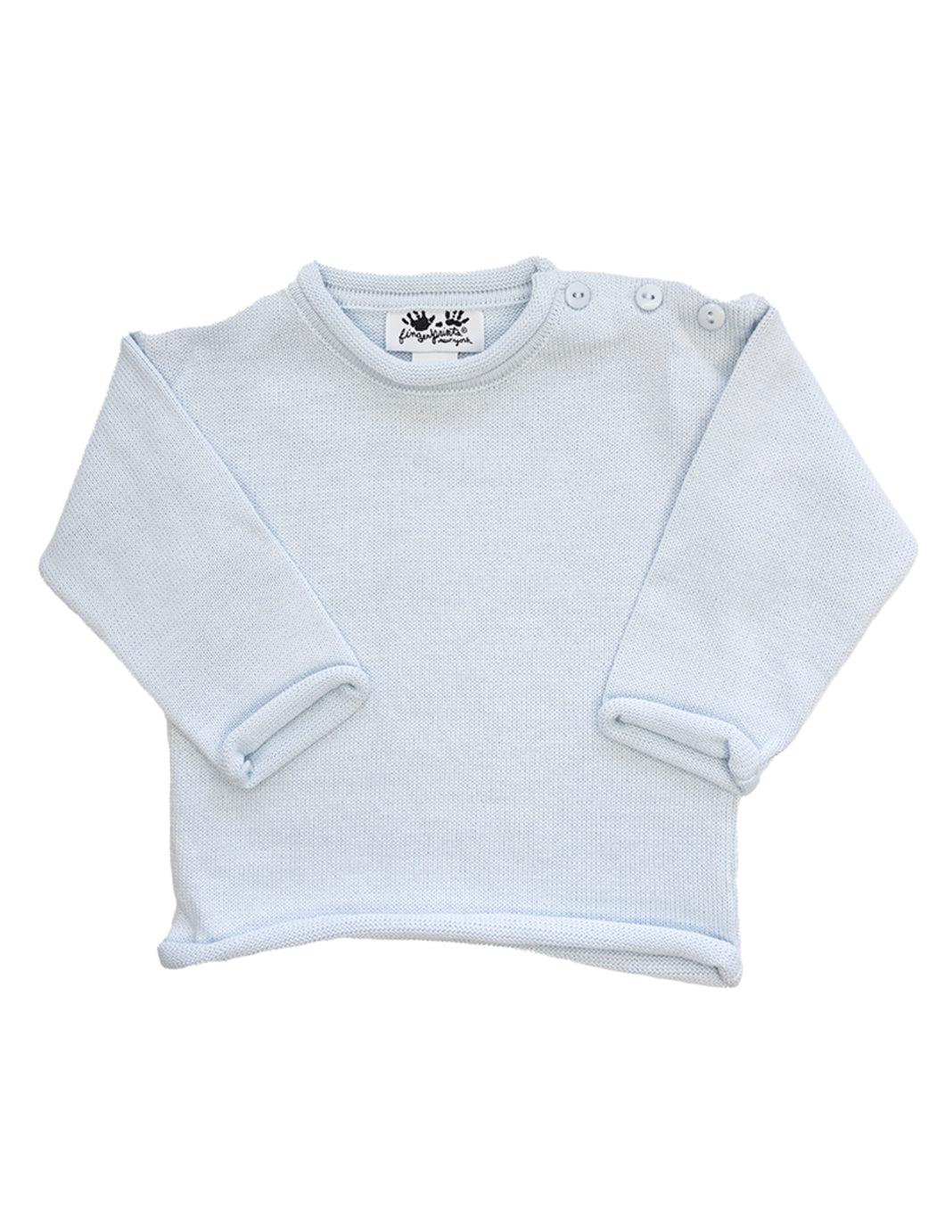 Rollneck Sweater - Light Blue