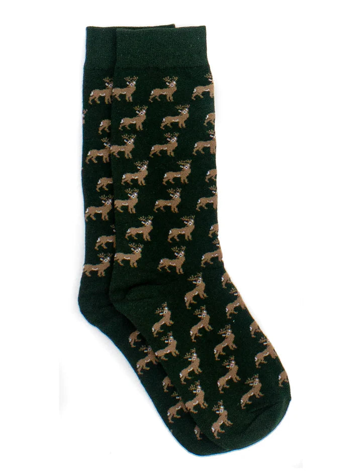 Lucky Duck Socks - Whitetail Deer