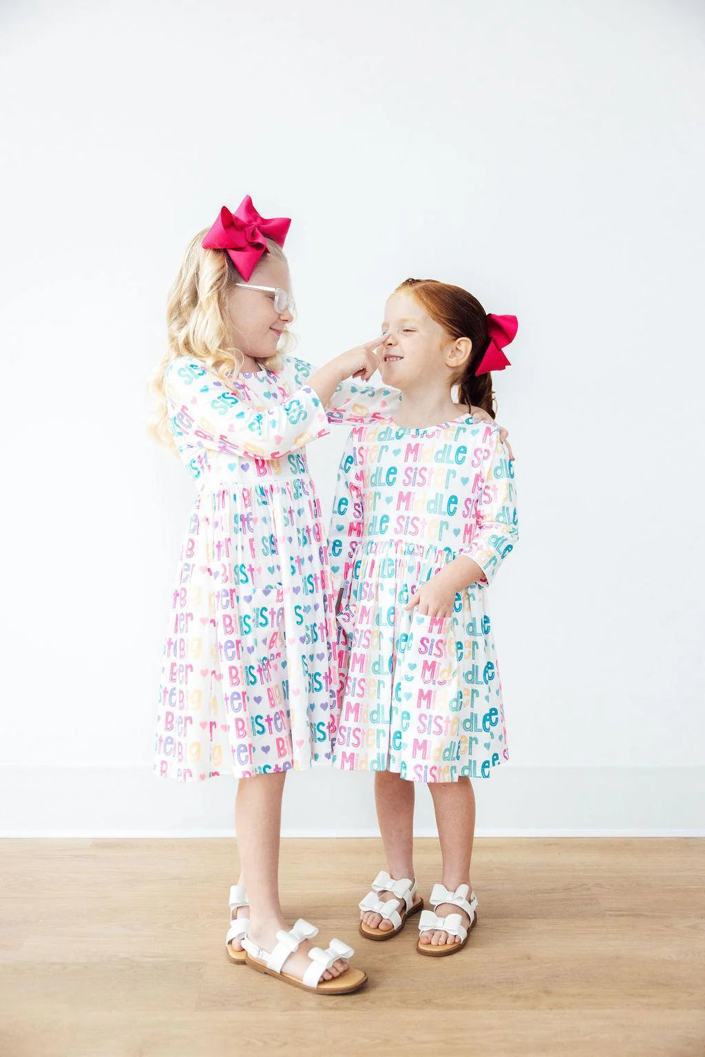 3/4 Sleeve Pocket Twirl Dress - Big Sister