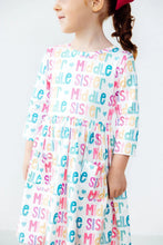 Load image into Gallery viewer, 3/4 Sleeve Pocket Twirl Dress - Middle Sister
