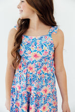 Load image into Gallery viewer, Floral Ruffle Maxi Dress - Watercolor
