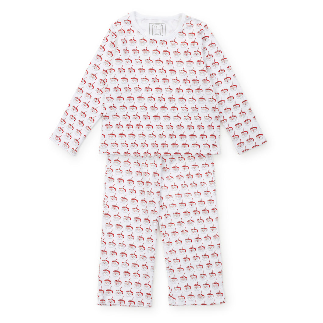 Millie Pant Pajama Set - Hot Cocoa Santa