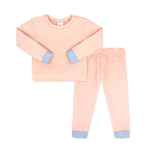 Load image into Gallery viewer, Quilted Sweat Suit - Paris Pink Quilted
