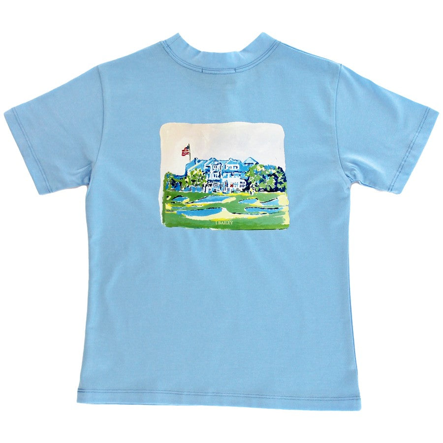 Clubhouse Logo Tee - Bayberry