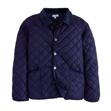 Load image into Gallery viewer, Classic Quilted Jacket - Navy
