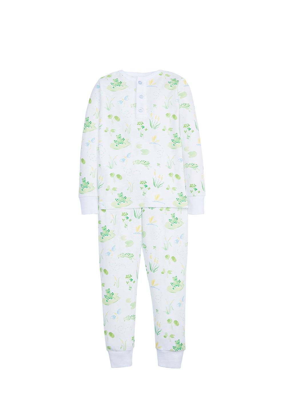 Boy Printed Pajamas - Frogs