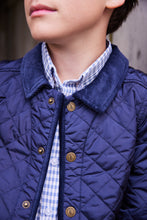 Load image into Gallery viewer, Classic Quilted Jacket - Navy
