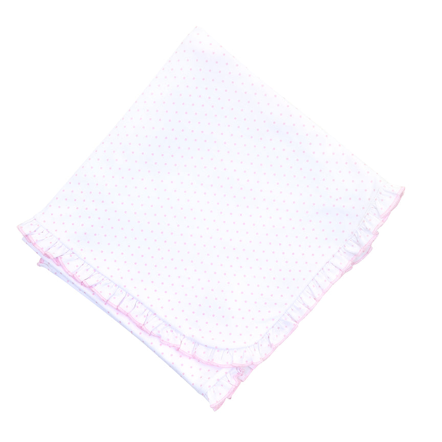 Mini Dot Essentials Ruffle Blanket