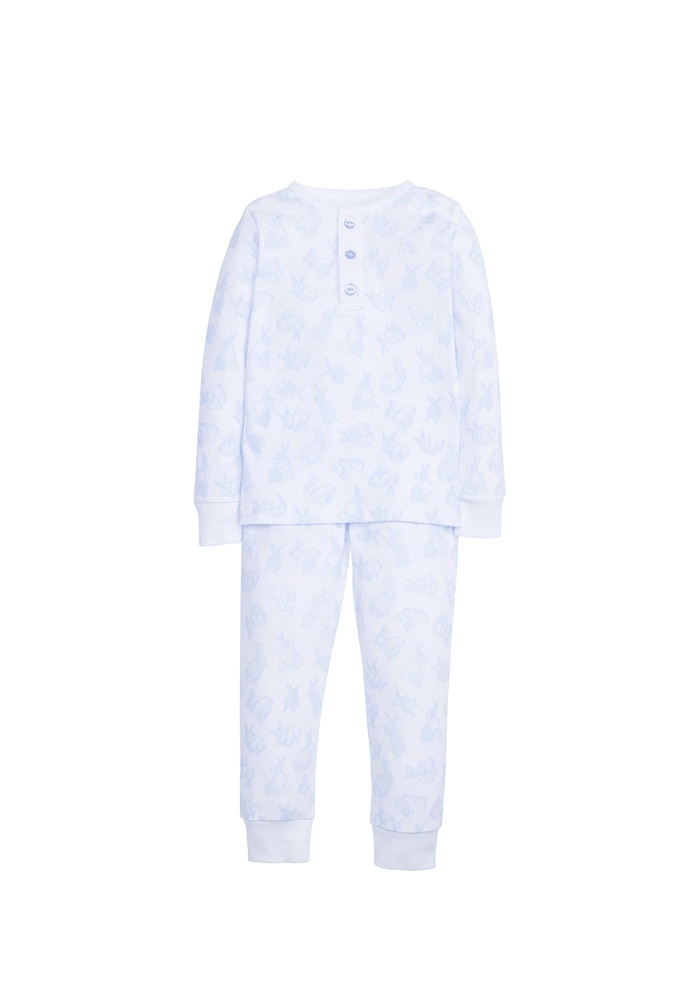 Boy Printed Pajamas - Blue Bunny
